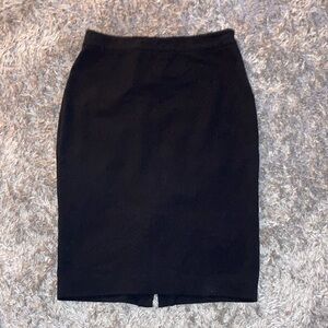 Sexy bow back Body by Victoria secret black long skirt Sz 2 pencil style